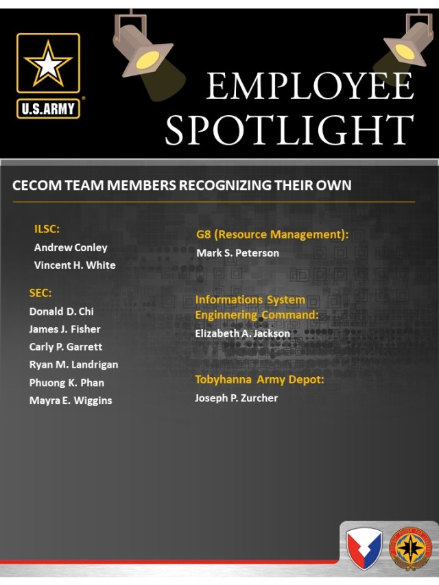 CECOM Employee SPotlight August 2019