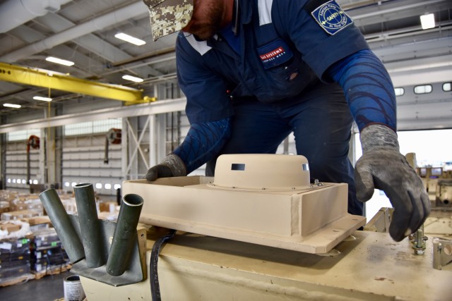 Installing a Joint Battle Command-Platform Transceiver