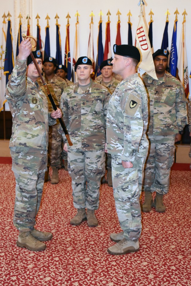 USAG Ansbach HHC welcomes new First Sergeant