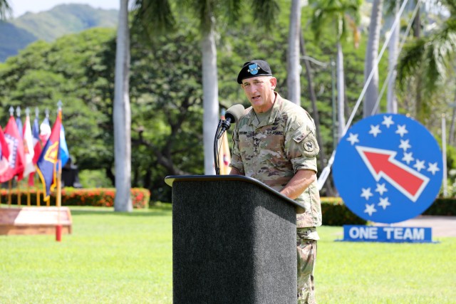 U.S. Army Pacific Bids Aloha to Commanding General Robert Brown
