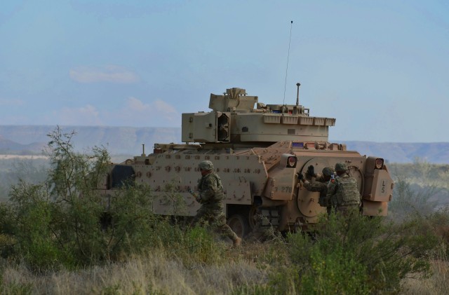 30th Armored Brigade Combat Team Sappers lead the way