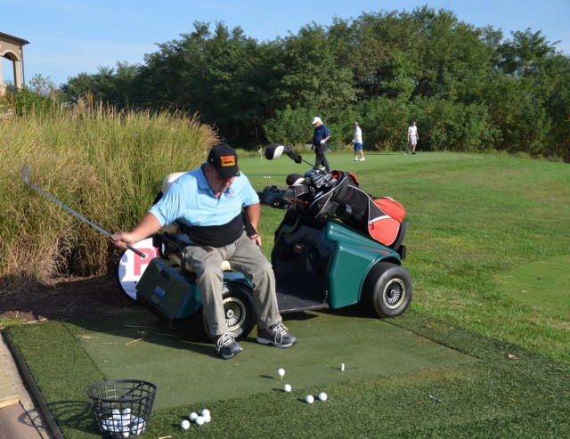 Adaptive sports equipment helps paralyzed veterans get out on the golf course