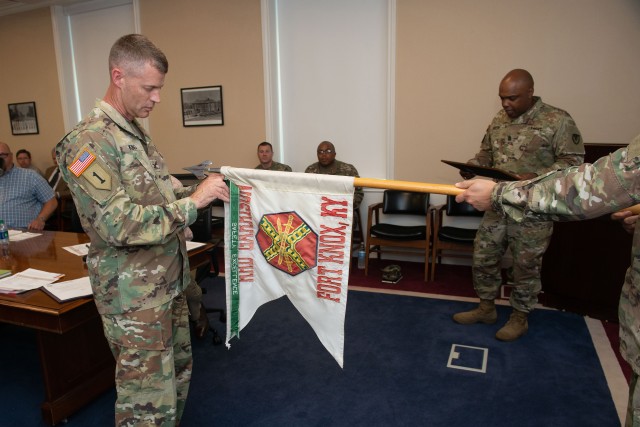 Fort Knox Garrison HHD earns safety excellence streamer