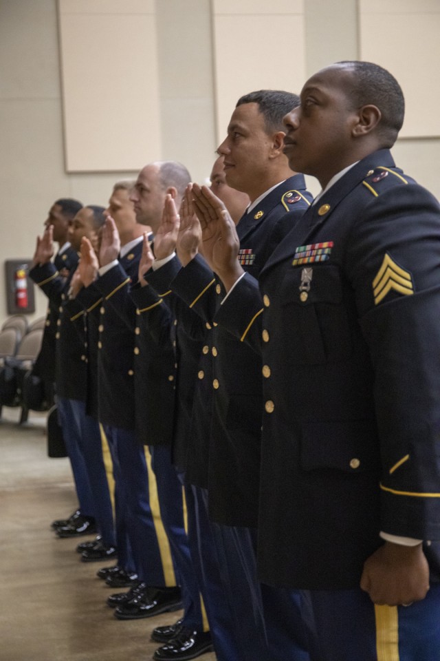 1st TSC hosts NCO induction ceremony and symposium