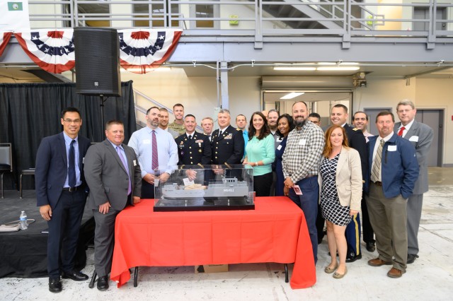Army lays keel on new watercraft designed to support Multi-Domain Operations