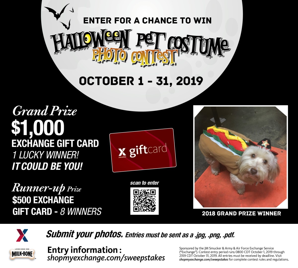 Spook-tacular pets can fetch prizes at AAFES' Halloween photo