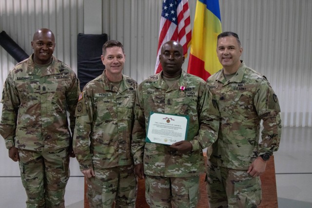 Mihail Kogalniceanu Air Base garrison change of responsibility ceremony