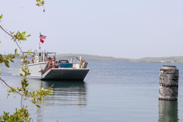 PRNG and its landing craft support the islands of Vieques and Culebra