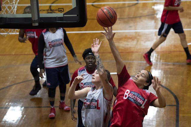 Basketball scrimmage