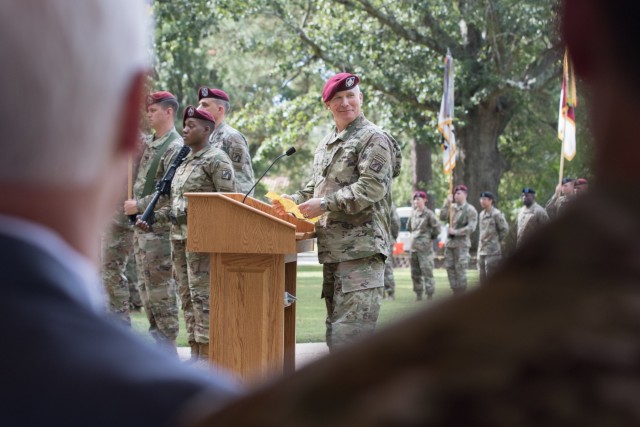 XVIII Airborne Corps' hosts change of command, welcomes familiar Fort Bragg leader to the helm