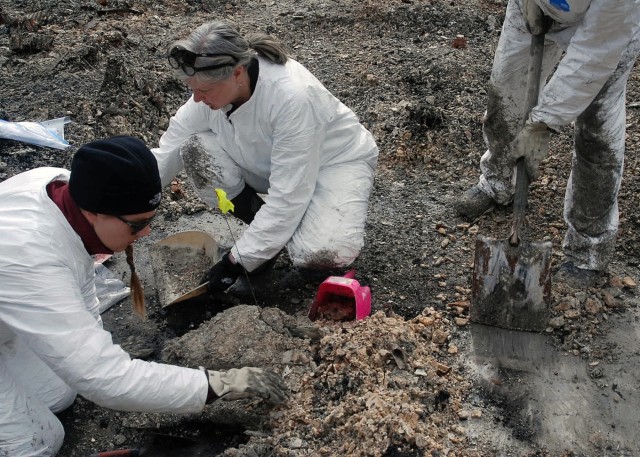 Corps employees help find cremains among Camp Fire debris