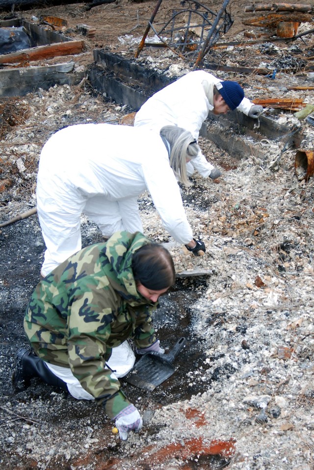 Corps employees help find cremains among Camp Fire debris