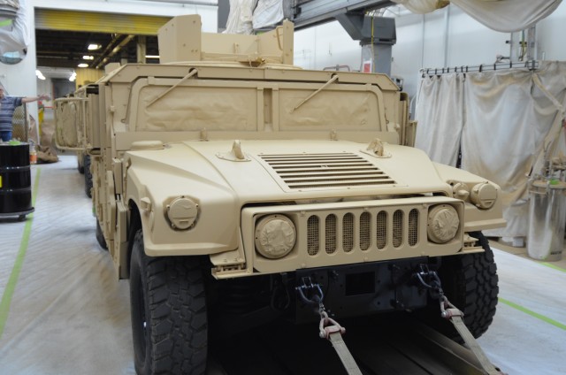 Robotic Paint Booth at Red River Army Depot