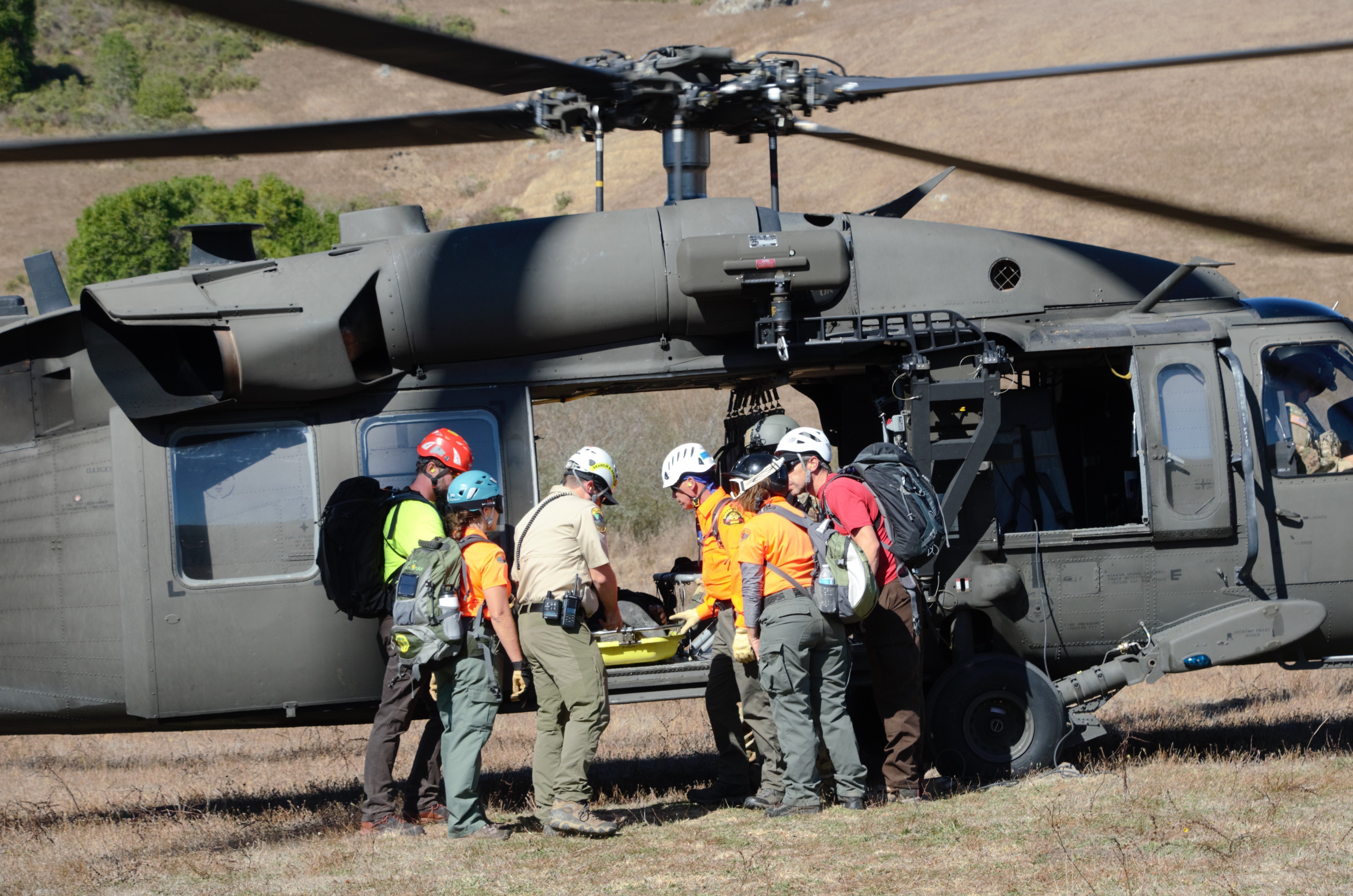 Cal Guard supports civilian Search and Rescue Training Article The