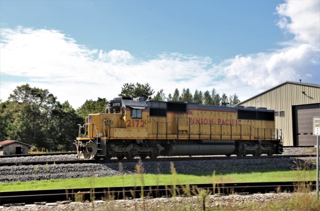 Engineer unit's equipment loaded on railcars at Fort McCoy for deployment