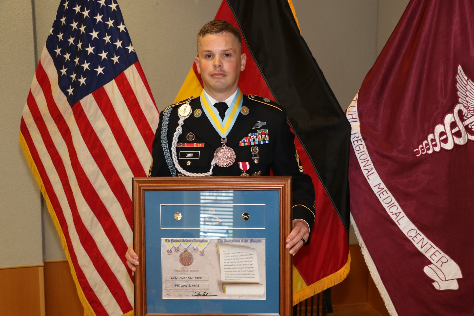 LRMC Infantryman inducted into the Order of Saint Maurice Article