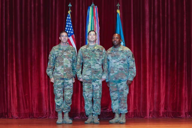 SFC Ziacik at the MCoE Quarterly Awards Ceremony