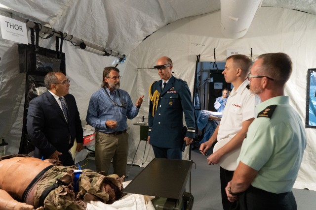 Coalition Partner Two Star General Visits JPC-1/MSISRP