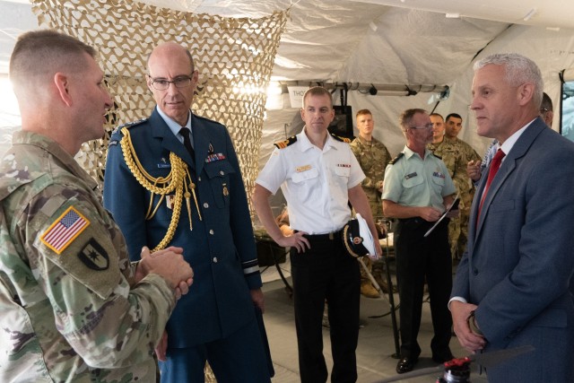 Coalition Partner Two Star General Visits JPC-1/MSISRP
