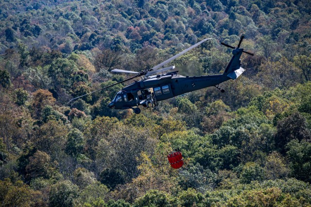 W.Va. Guard helicopter crews train to fight wildland fires