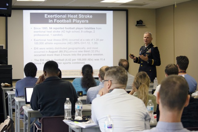 The "Godfather of Sports Medicine" provides exertional illness lecture at NW Arkansas