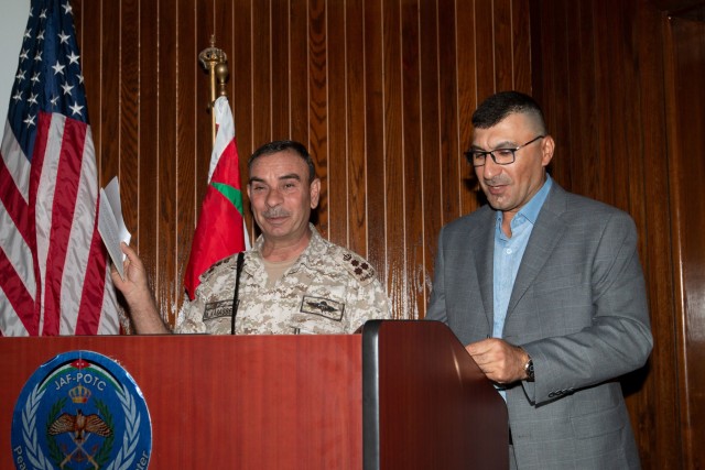 Jordan, U.S. complete training cycle