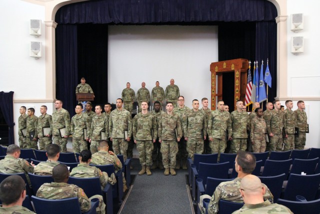 780 MI BDE NCO Induction ceremony