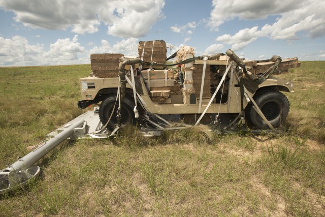 New parachute system tested at Ft. Bragg for faster low altitude airdrops