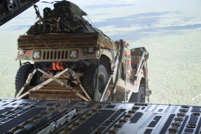 New parachute system tested at Ft. Bragg for faster low altitude airdrops