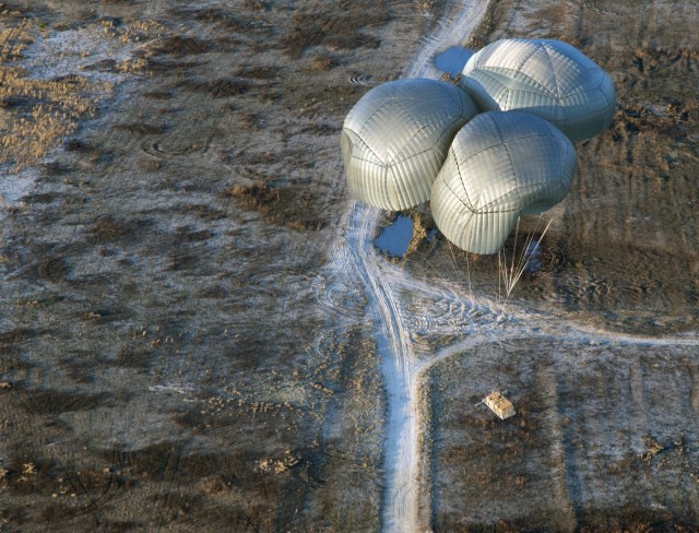 New parachute system tested at Ft. Bragg for faster low altitude airdrops