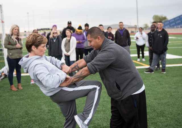 Domestic violence event raises awareness at Hood Stadium