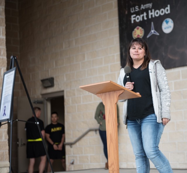 Domestic violence event raises awareness at Hood Stadium