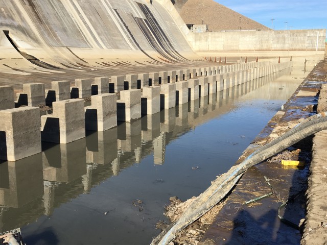 John Martin Dam's concrete stilling basin in excellent condition after first inspection in more than 75 years