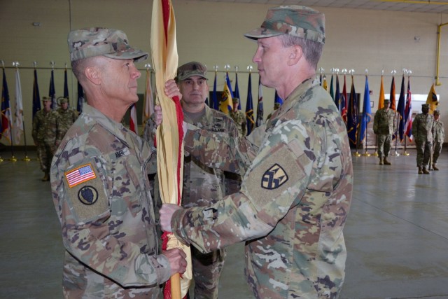 The Army Reserve Sustainment Command holds Assumption of Command Ceremony