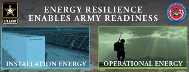 "Energy Resilience Enables Army Readiness" is the Army's 2019 Energy Action Month theme