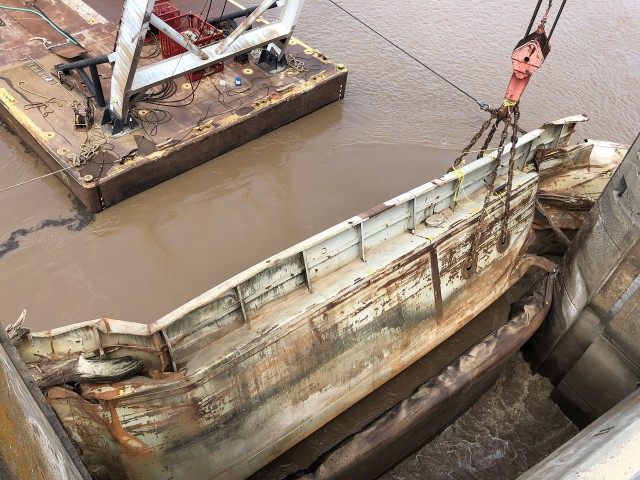 Sunken Barge Removal