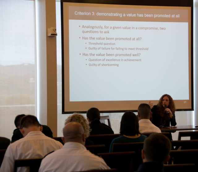 Ethical questions of war challenged at EWPC