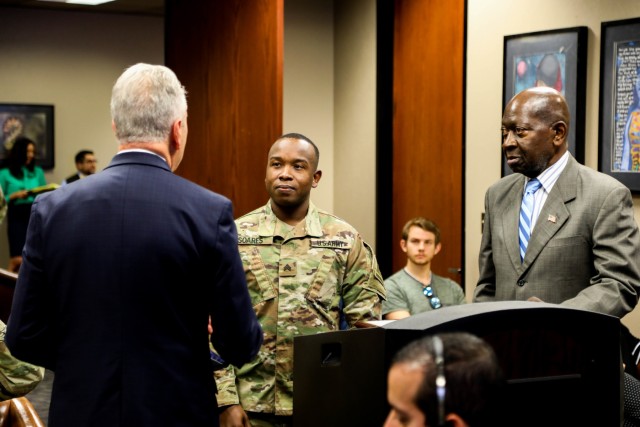 Iron Supporter receives El Paso County Commissioner's Award