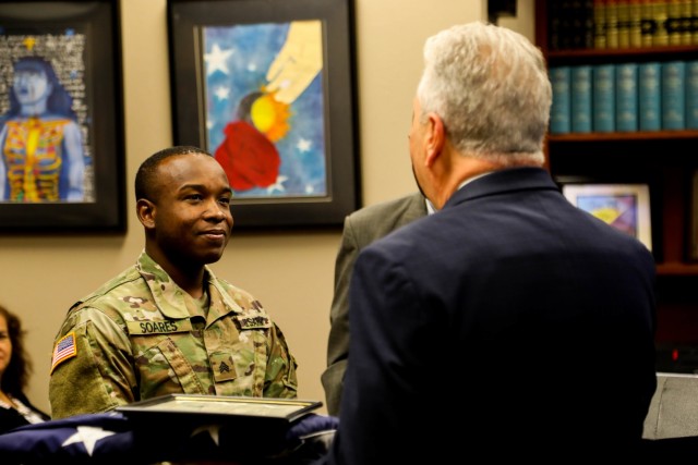 Iron Supporter receives El Paso County Commissioner's Award