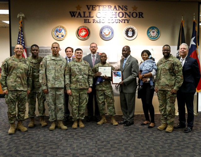 Iron Supporter receives El Paso County Commissioner's Award