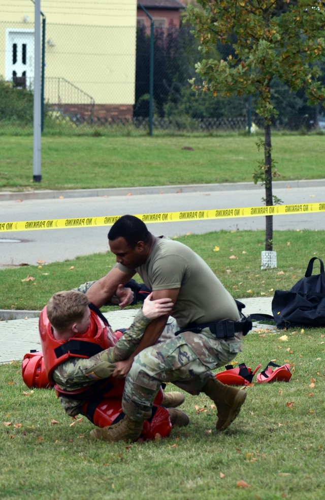 USAG Ansbach Soldiers Conduct Law Enforcement Training