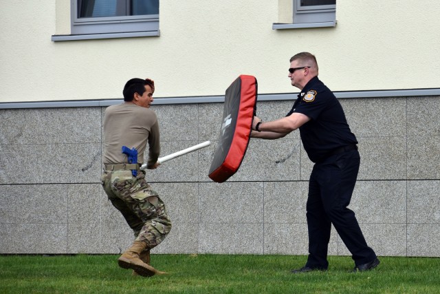 USAG Ansbach Soldiers Conduct Law Enforcement Training