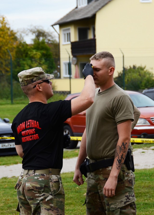 USAG Ansbach Soldiers Conduct Law Enforcement Training