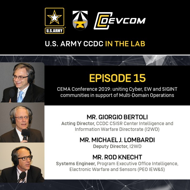 CEMA conference brings together cyber, EW and SIGINT, on 'CCDC in the Lab' podcast