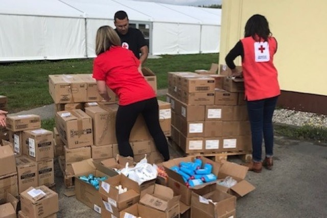 American Red Cross provides over 2,000 comfort kits to rotating Soldiers