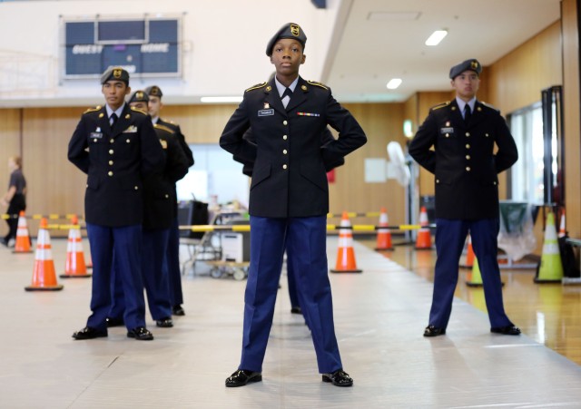 Zama Middle High School wins JROTC drill competition | Article | The