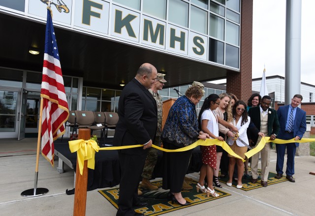 Community celebrates dedication of Fort Knox Middle High School's 21st Century annex