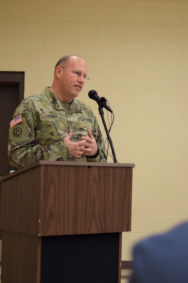 BG Aarsen remarks