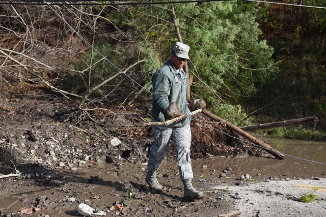 NY National Guard responds to major flooding, wind damage