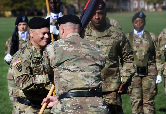 Fort Knox Salutes 100th Training Division's Walter While Embracing 